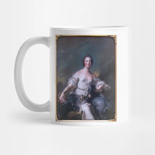 Marquioness of Baglion as Flora - Jean-Marc Nattier Mug